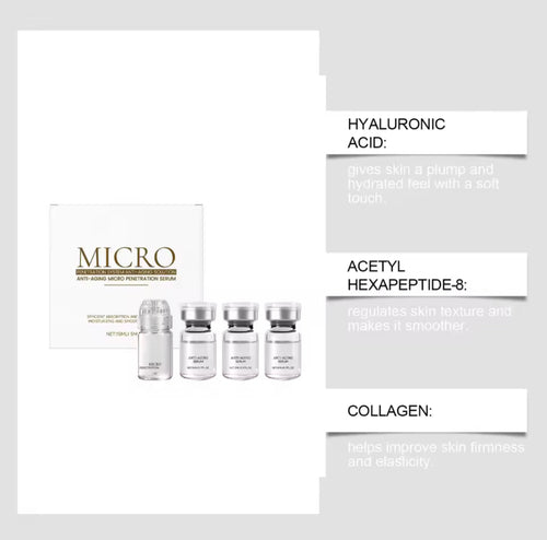 Micro-Piqûres Visage Collagène & Acide Hyaluronique – Sans Douleur